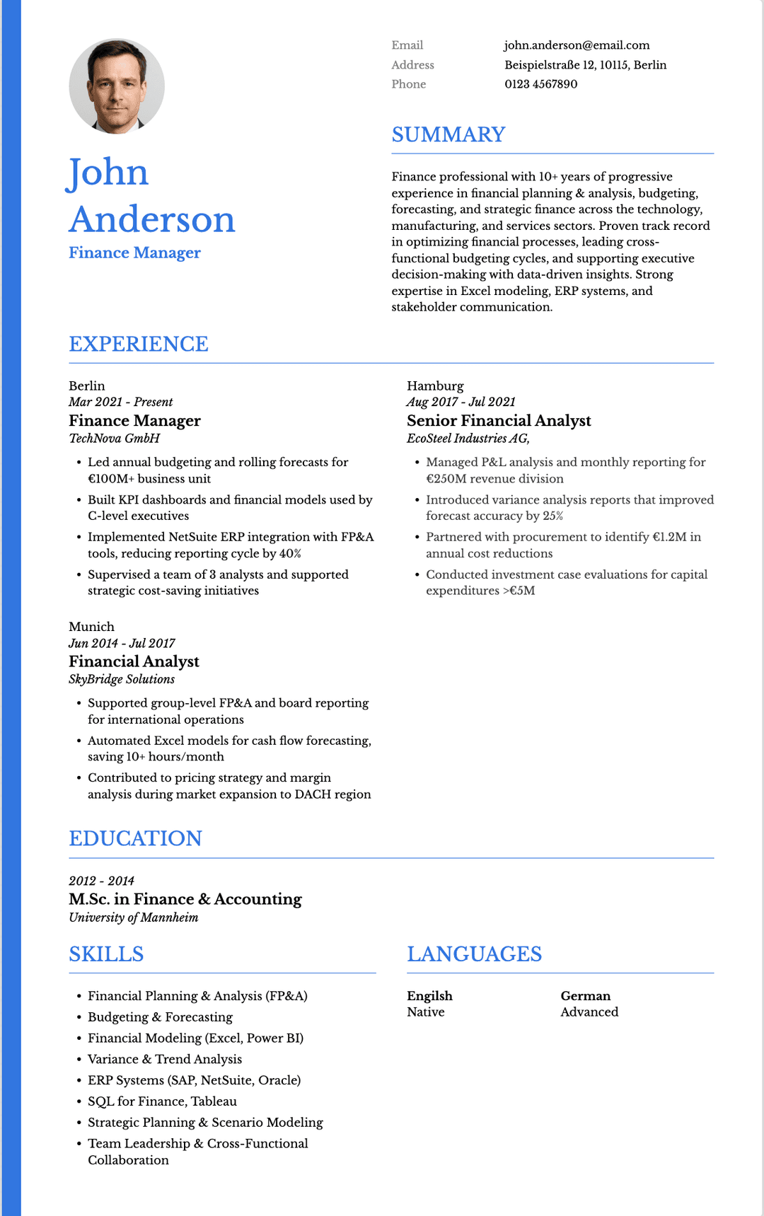 Resume Builder